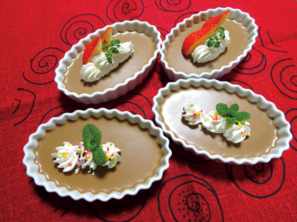 豆みそチョコプリン - JA菊池